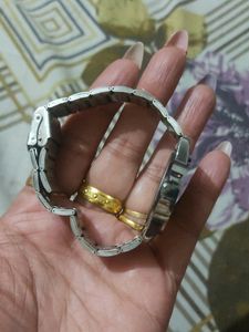 Silver Daily wear Watch