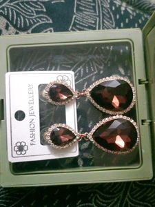 Elegant Teardrop Crystal Earrings