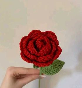 Handmade Crochet Sunflowers 🌻, rose🌹
