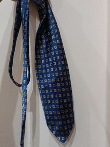 Classic Blue Patterned Men's Tie