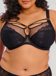 Black Lace Strappy Bra