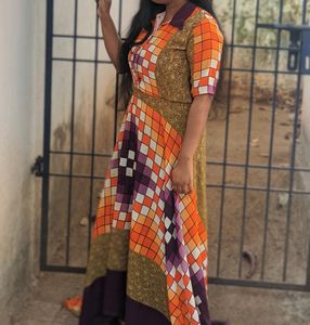 Stylish Multi Colour Gown 👍