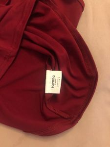 Savana Satin Burgundy Tank Top