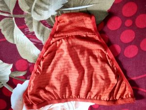 Orange Striped Briefs