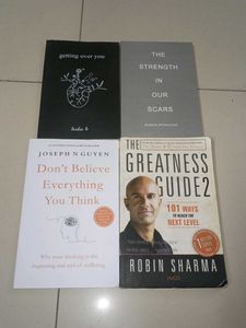Set of 4 Self-Help Books