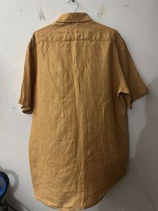 Men's Short Sleeve Linen Shirt