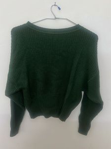 Green Knit Sweater
