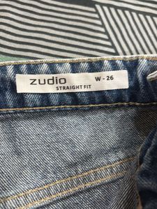 Vintage Wash Wide Leg Jeans