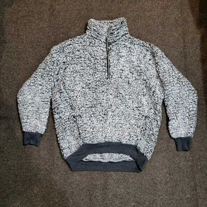 Fuzzy Gray Pullover