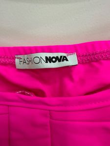fashion nova Bright Pink Cropped Top