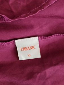 brand new (urbanic)Satin Ruched Midi Dress