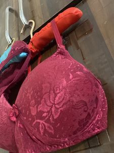 Burgundy Lace Lingerie Set