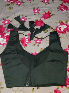 Elegant Dark Green Blouse