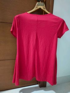 MAX Red Ring Detail V-Neck Top🎀