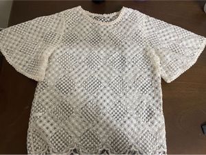 Elegant White Lace Top