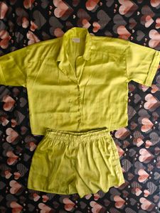 Cute Yellow Pajama Set