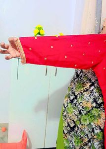 red color ka frock suit fullumbrella with salwar