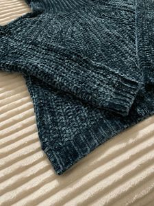 Velvet Wool Knitted Pullover