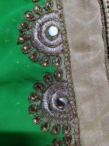 Designer Saree with intricate embroidery
