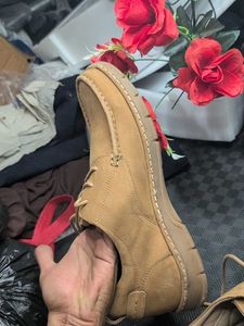 MONDAIN Men Leather Sneakers