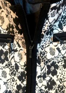 BLACK &amp; WHITE STYLISH MADAME JACKET