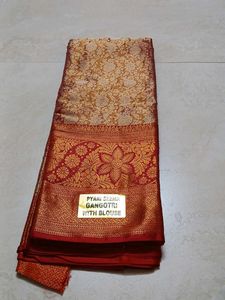 Beautiful Silk Saree with blouse piece