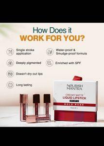 Nourish Mantra Creamy Matte Liquid Lipstick Set