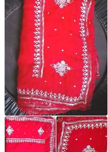 Red saree