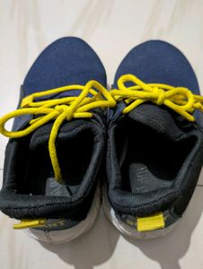 Kids Blue &amp; Yellow Sneakers