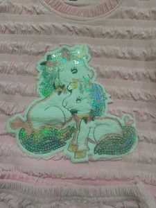 Cute Pink Unicorn T-Shirt and Shorts Set