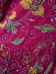 Vibrant Embroidered Kurta