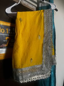 Yellow Embroidered Salwar Kameez