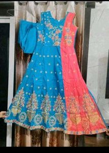 4 colour available Beautiful Embroidered Lehenga C