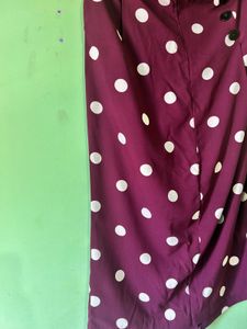 Stylish Polka Dot long skirt