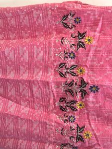Embroidered Pink Kurta