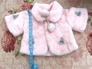 Vintage Pink Bunny Faux Fur Coat