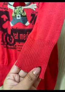 Coral Long Sweater