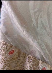 bust 40 Elegant White Lehenga Choli