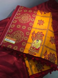 perfect for Navratri puja Maharani Ramayan Saree w