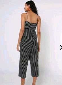 Striped Wide-Leg Jumpsuit