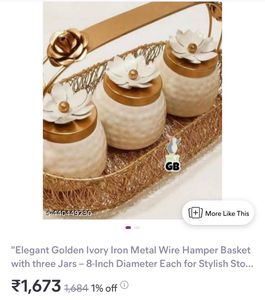 Amazing Product- Jar With Basket