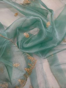 Elegant Teal Kurta Set with Embellishments