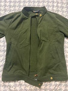 Women's Green Bomber Jacket