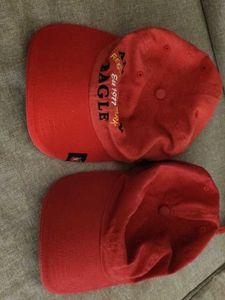 Red Eagle Baseball Caps (Set of 2)