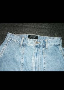 🚨saleBershka Denim Blue Cargo Jeans