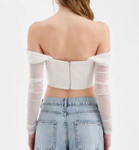 Off-Shoulder Corset Top (Mixt By Nykaa Fashions)