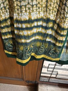 Green &amp; Yellow Printed Kurta