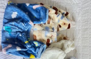 Cozy Fleece Pajama Bottoms Set