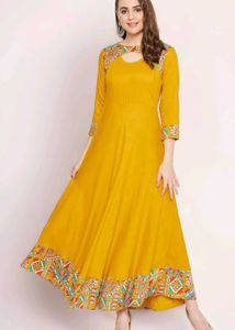 Ethnic Maxi Dress in Size L