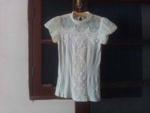 Elegant White Lace Top